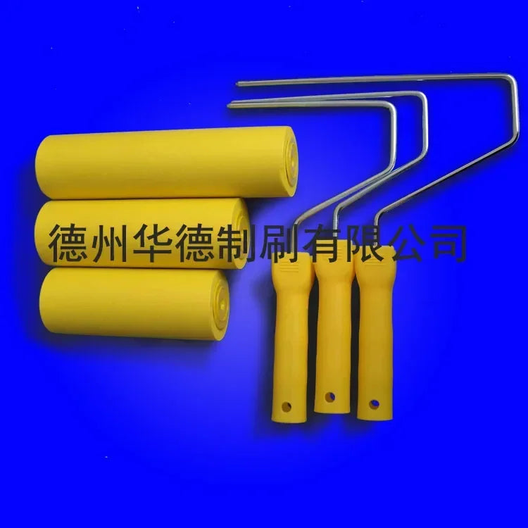 4/6/7/9 inch soft rubber wallpaper pressing roller wallpaper seam pressing roller printing ink roller brush back glue r brush