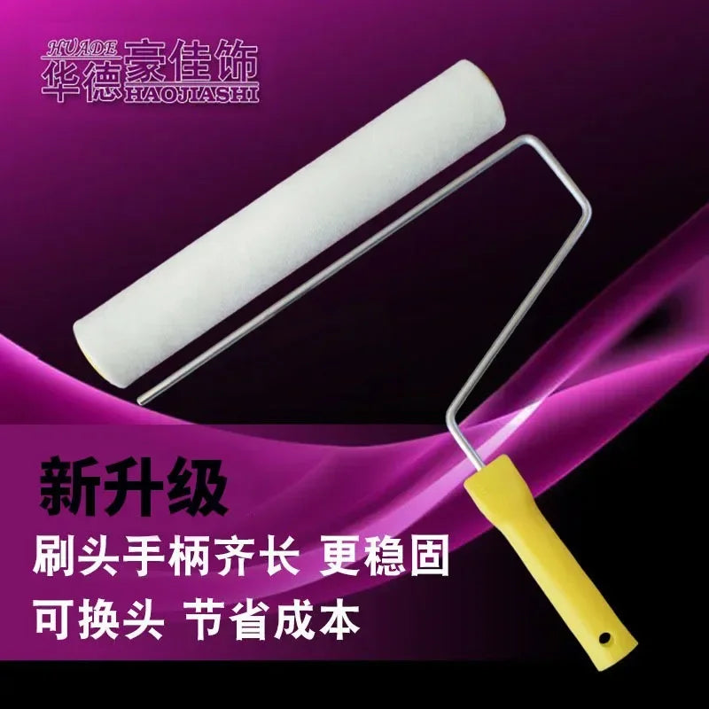 12-inch paint roller brush real wool short hair fine hair 30cm long roller brush wall floor roller one generation.