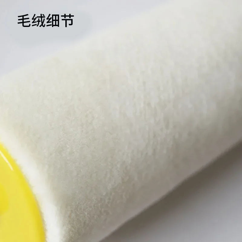 12-inch paint roller brush real wool short hair fine hair 30cm long roller brush wall floor roller one generation.