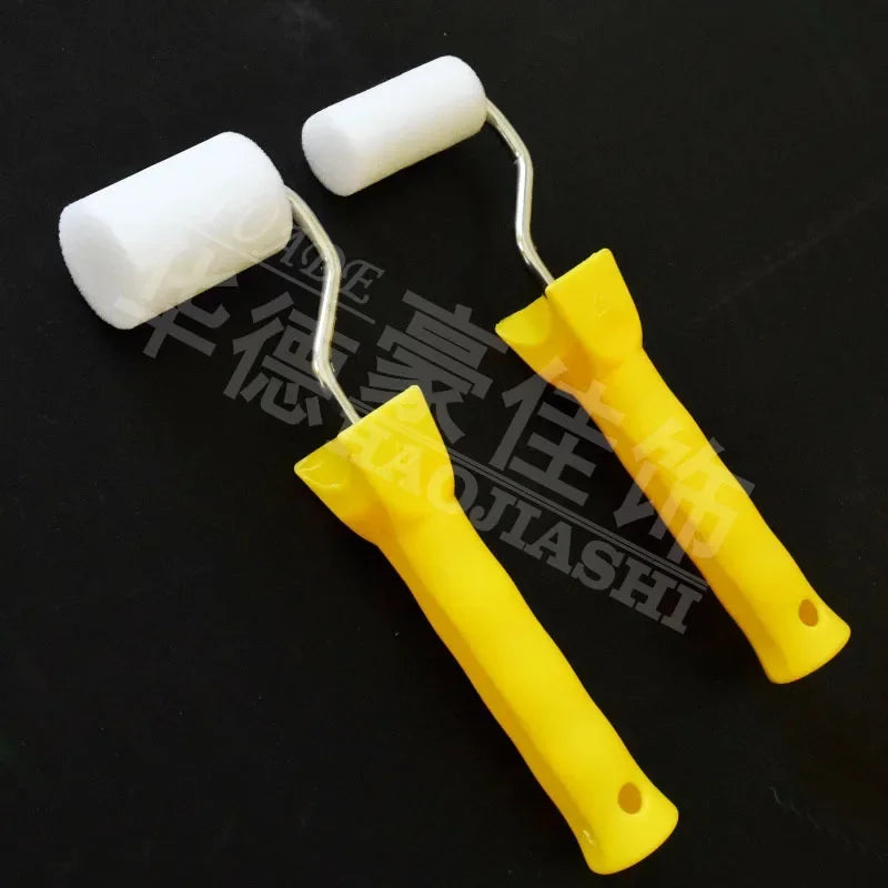 2 inch water-based oily sponge roller brush 5 cm drum 50kg density polyester polyether Huade factory straight hair