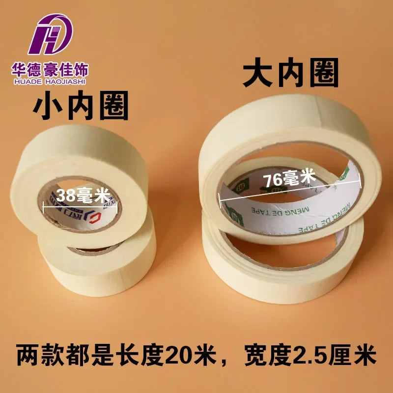 Masking paper tape color separation