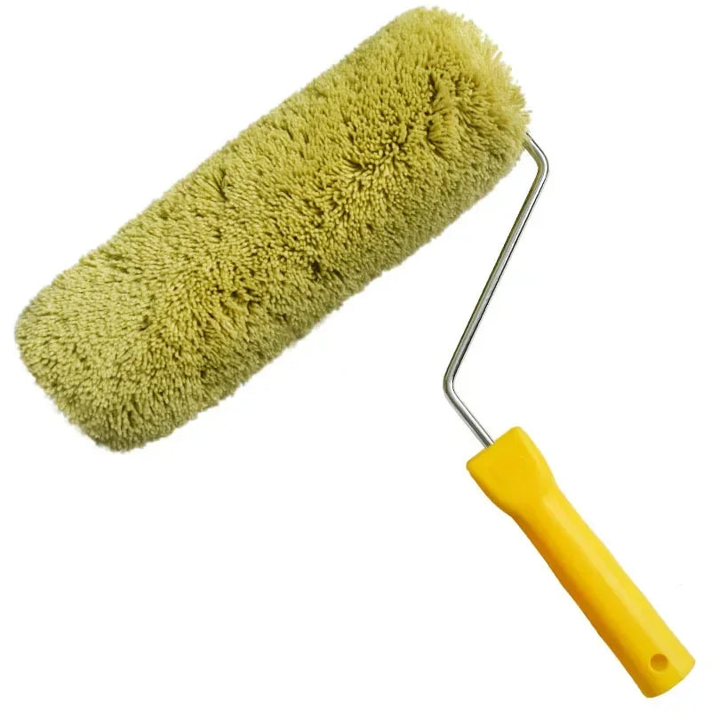 9 "long wool paint roller brush exterior