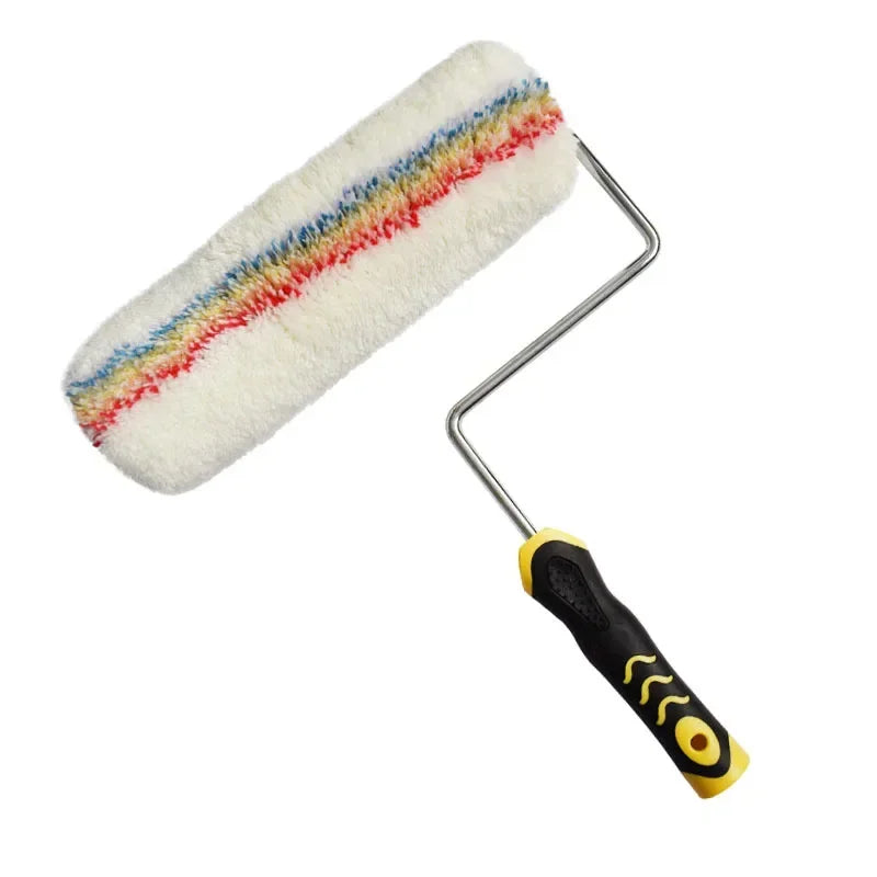 9-inch long hair bold paint roller brush external wall practical acrylic rough roller Huade brush