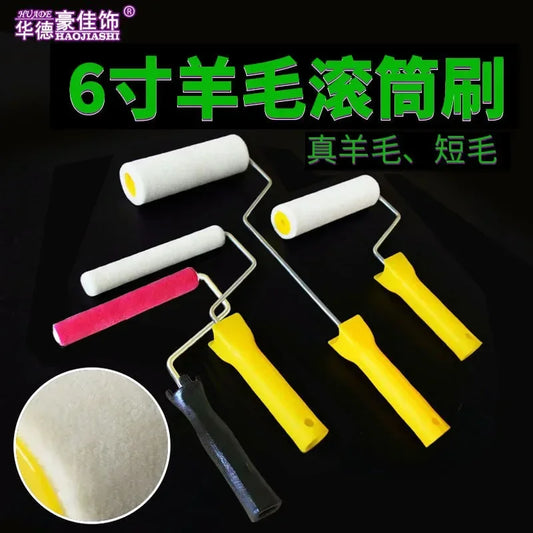 6 inch genuine wool paint roller