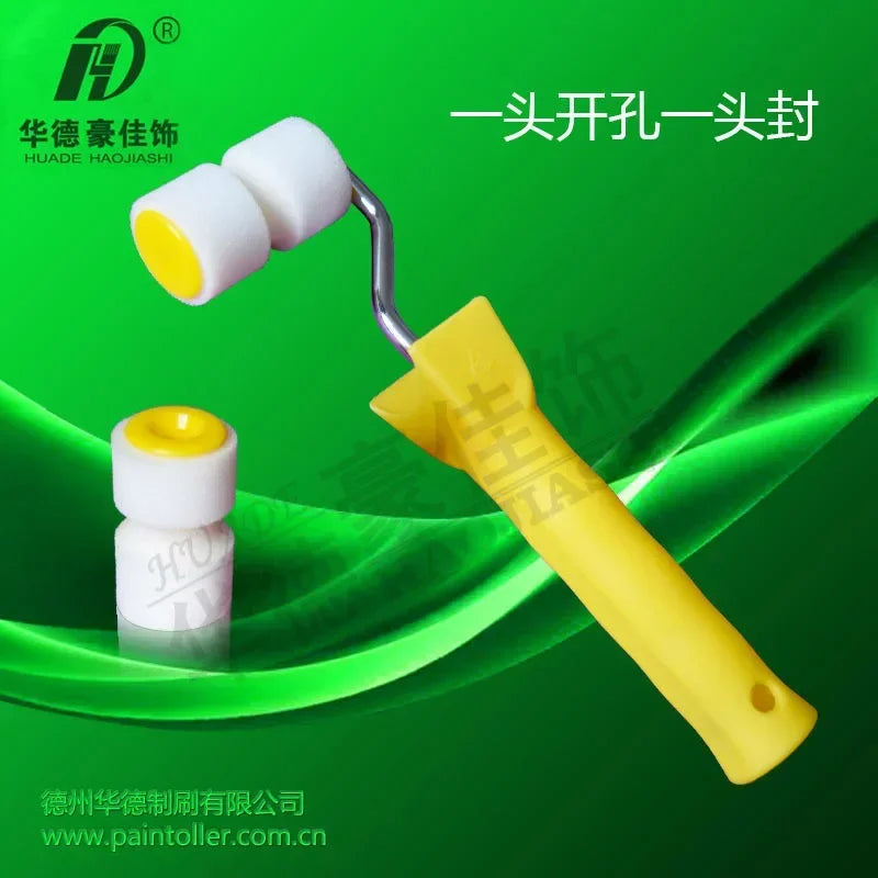 Groove sponge roller brush oil