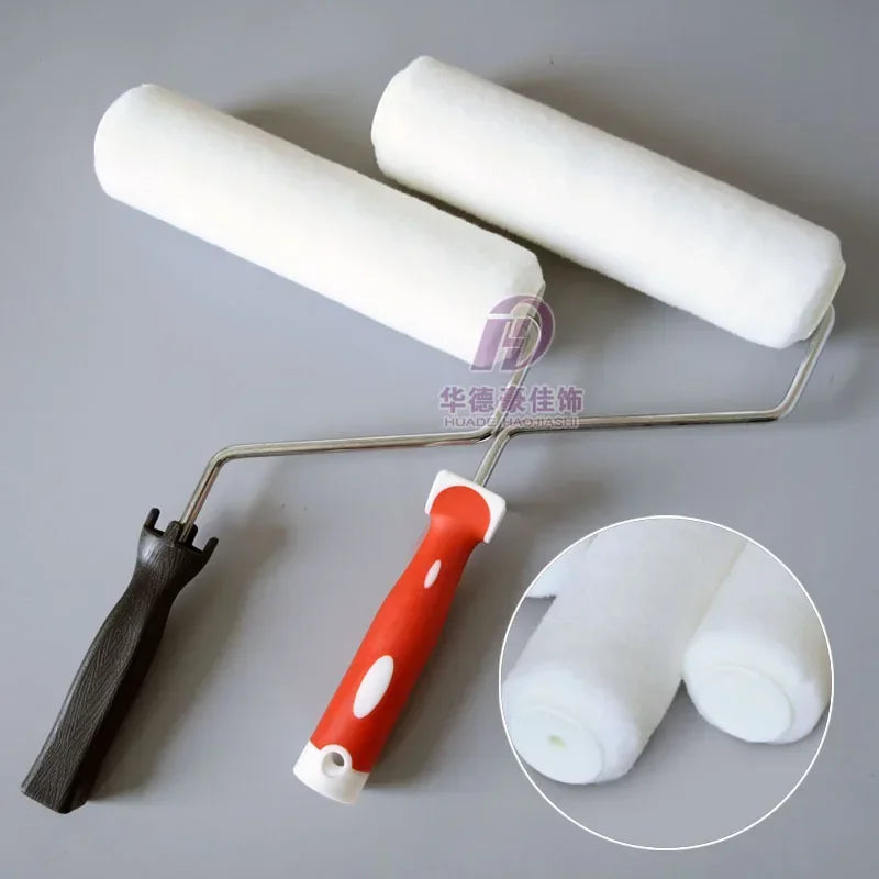 Hua 9 inch paint roller brush wool latex paint roller wall brush tool floor paint short hair long hair