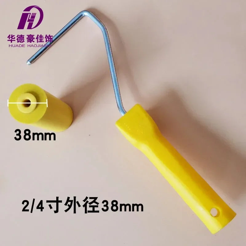 4/6/7/9 inch soft rubber wallpaper pressing roller wallpaper seam pressing roller printing ink roller brush back glue r brush